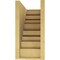 Ekena Millwork 7"W x 14"D x 14"H Classic Landon Rough Cedar Woodgrain TimberThane Corbel, Primed Tan CORUR07X14X14LANRCPR - alternate 3